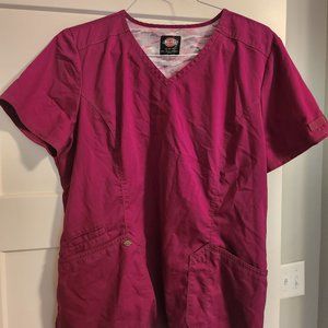 Dickies Scrub Set, XL top, XLT bottoms, burgundy